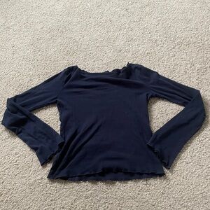 john galt navy long sleeve ONE SIZE